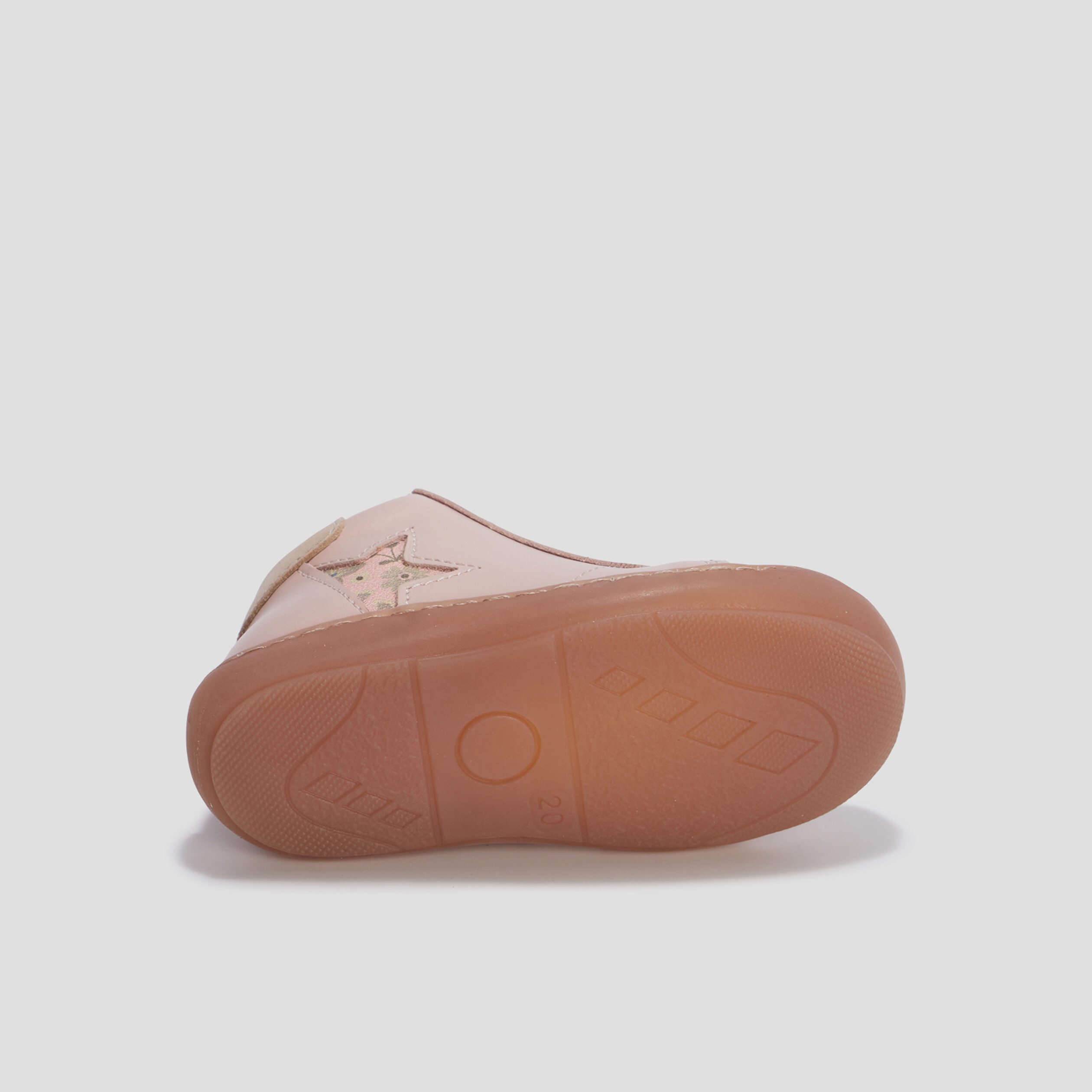 Bottillons zippés en cuir rose bébé fille | La Halle
