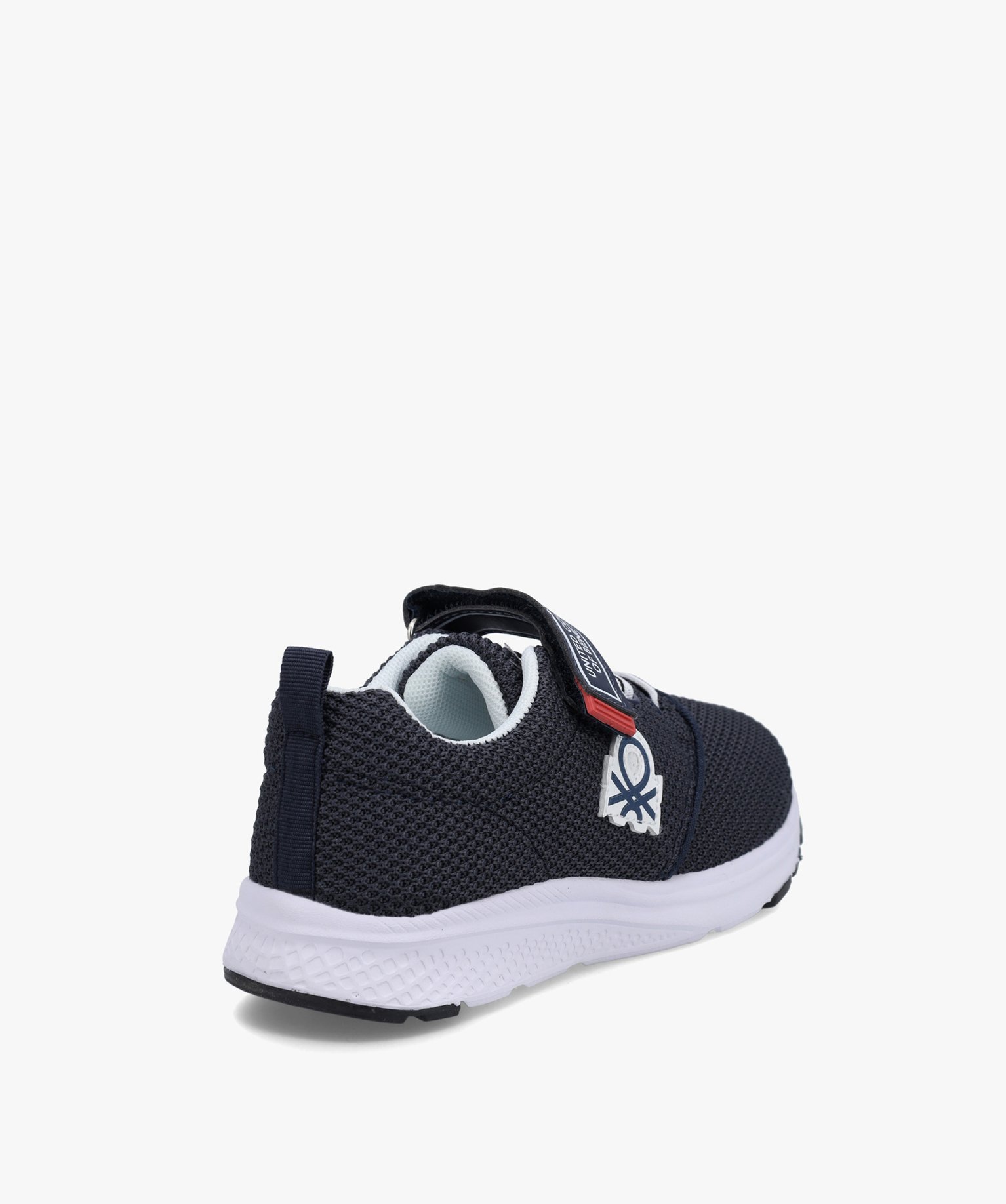Baskets Garçon running dessus maille unie - Benetton marine | GEMO