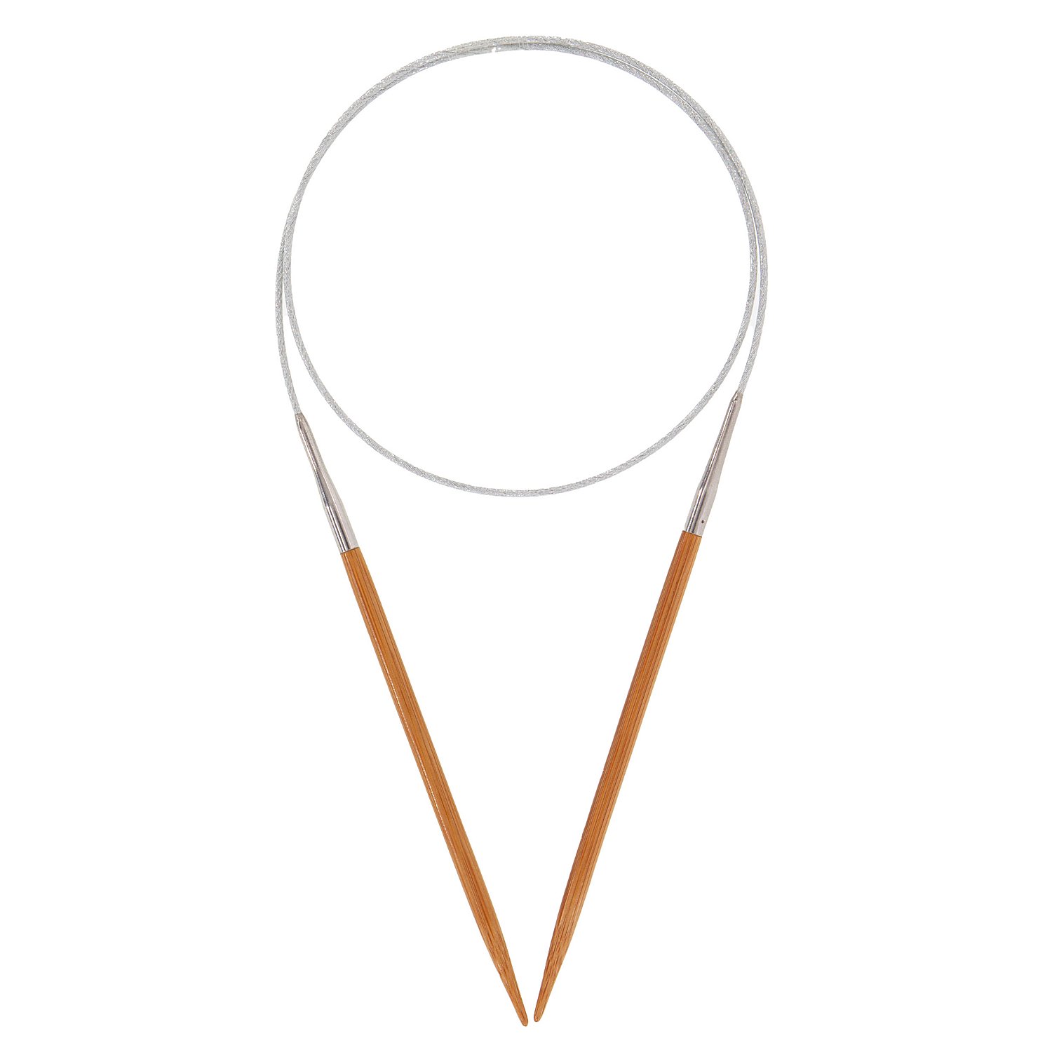 buttinette Rundstricknadel, Bambus, 40 cm