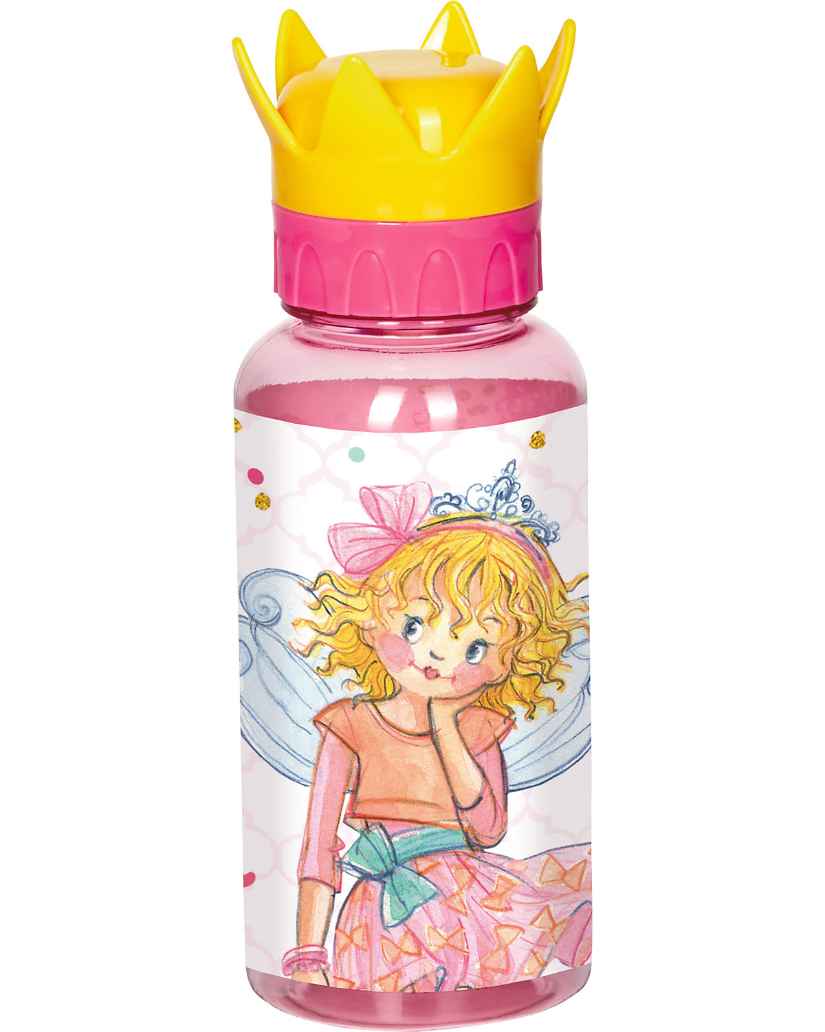 Tritan Trinkflasche Prinzessin Lillifee mit Kronendeckel, 400 ml