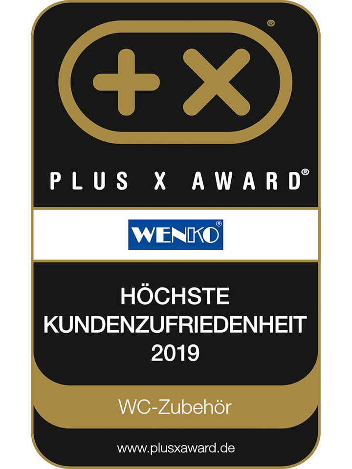 Wenko WC-Bürste in Schwarz/ Silber - (L)35 cm günstig kaufen onesize