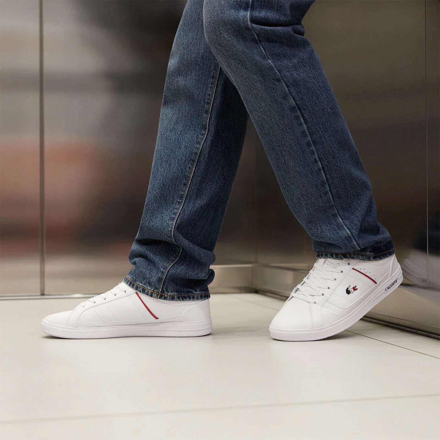 LACOSTE EUROPA PRO TRI 123 1 SMA Weiß