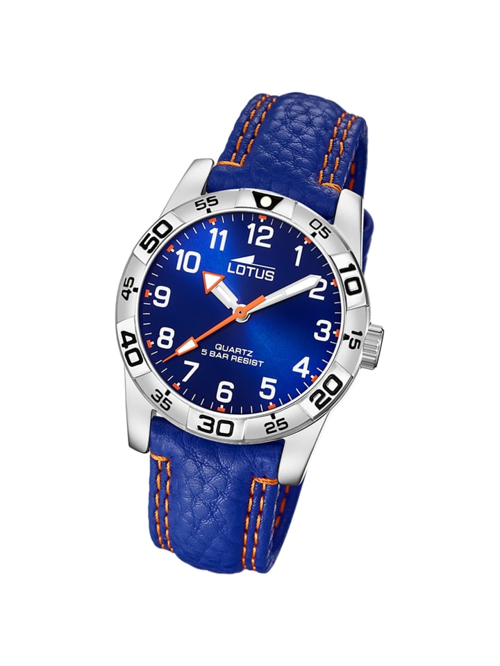 Lotus Analog-Armbanduhr Lotus Junior blau mittel (ca. 34mm) günstig kaufen onesize