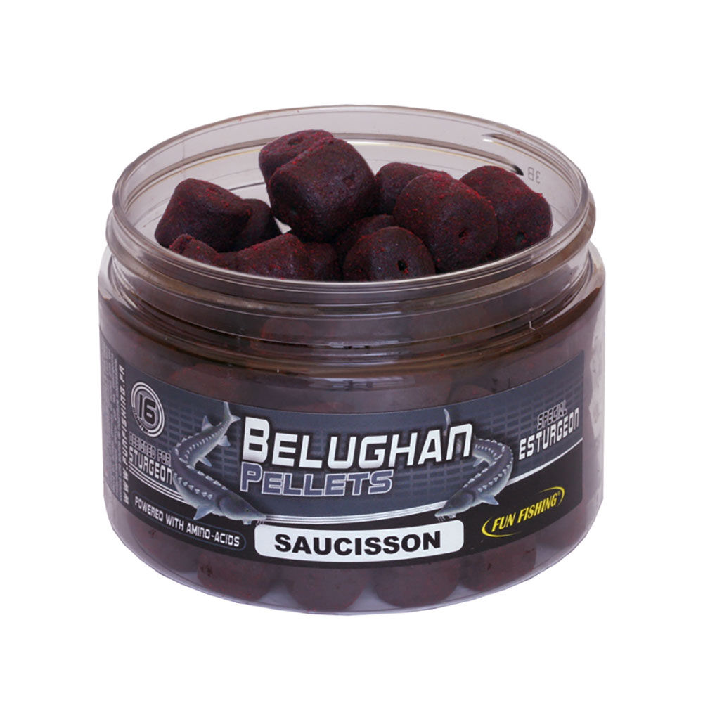 Fun Fishing sausage-shaped sturgeon pellets, 300g - 16mm