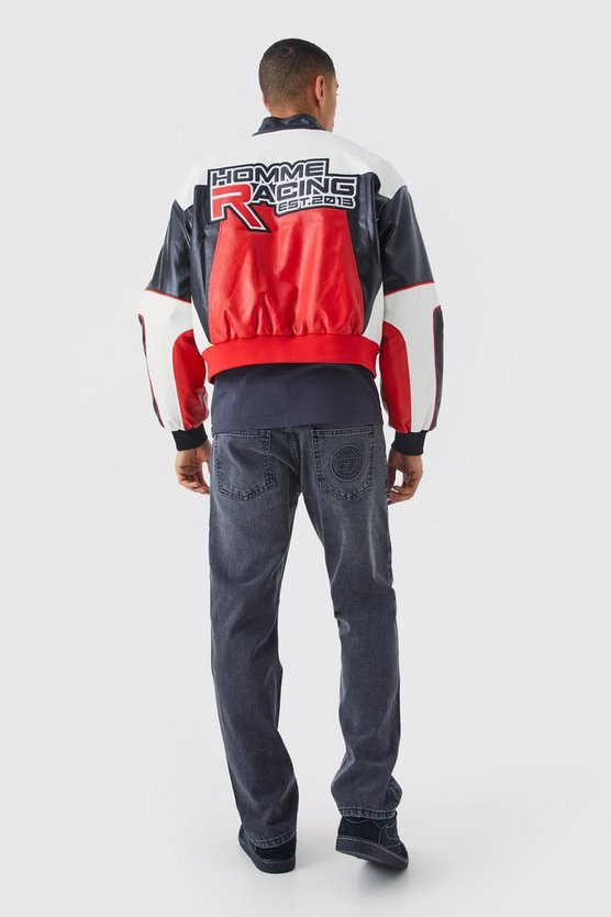 Lockere geprägte Jeans