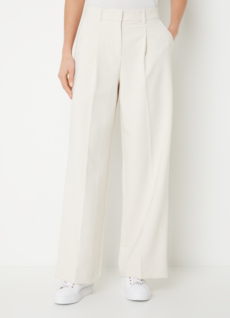 Pantaloni a vita alta e gamba larga con tasche laterali di Pennyblack Curzio.