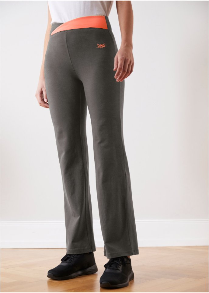 Baumwoll-Sporthose, Bootcut (2er Pack)