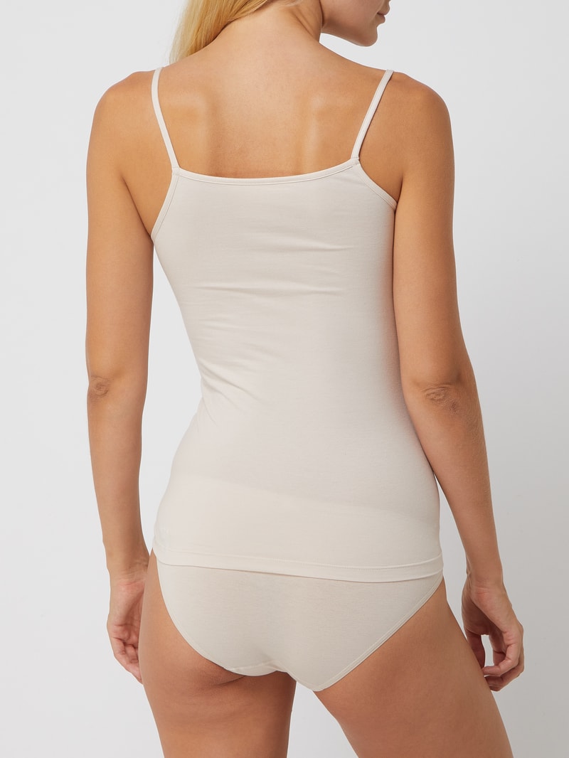 Unterhemd mit Stretch-Anteil Modell 'Organic' in beige