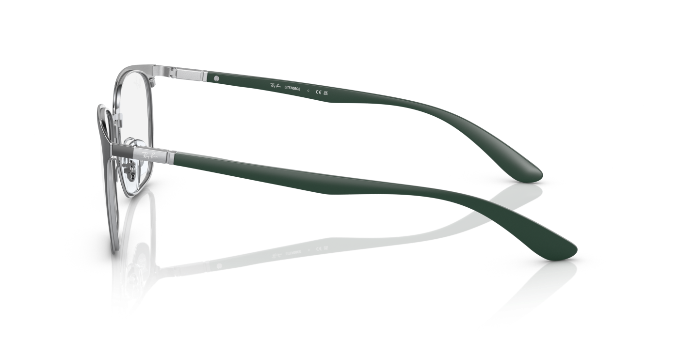 RB6486 OPTICS - Gri lucios pe argintiu