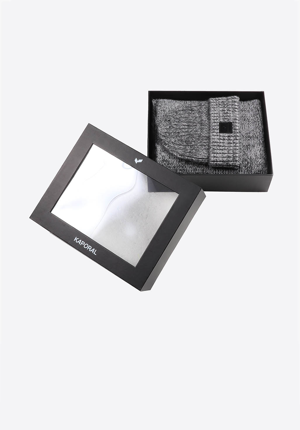 VELMO  coffret bonnet et écharpe gris