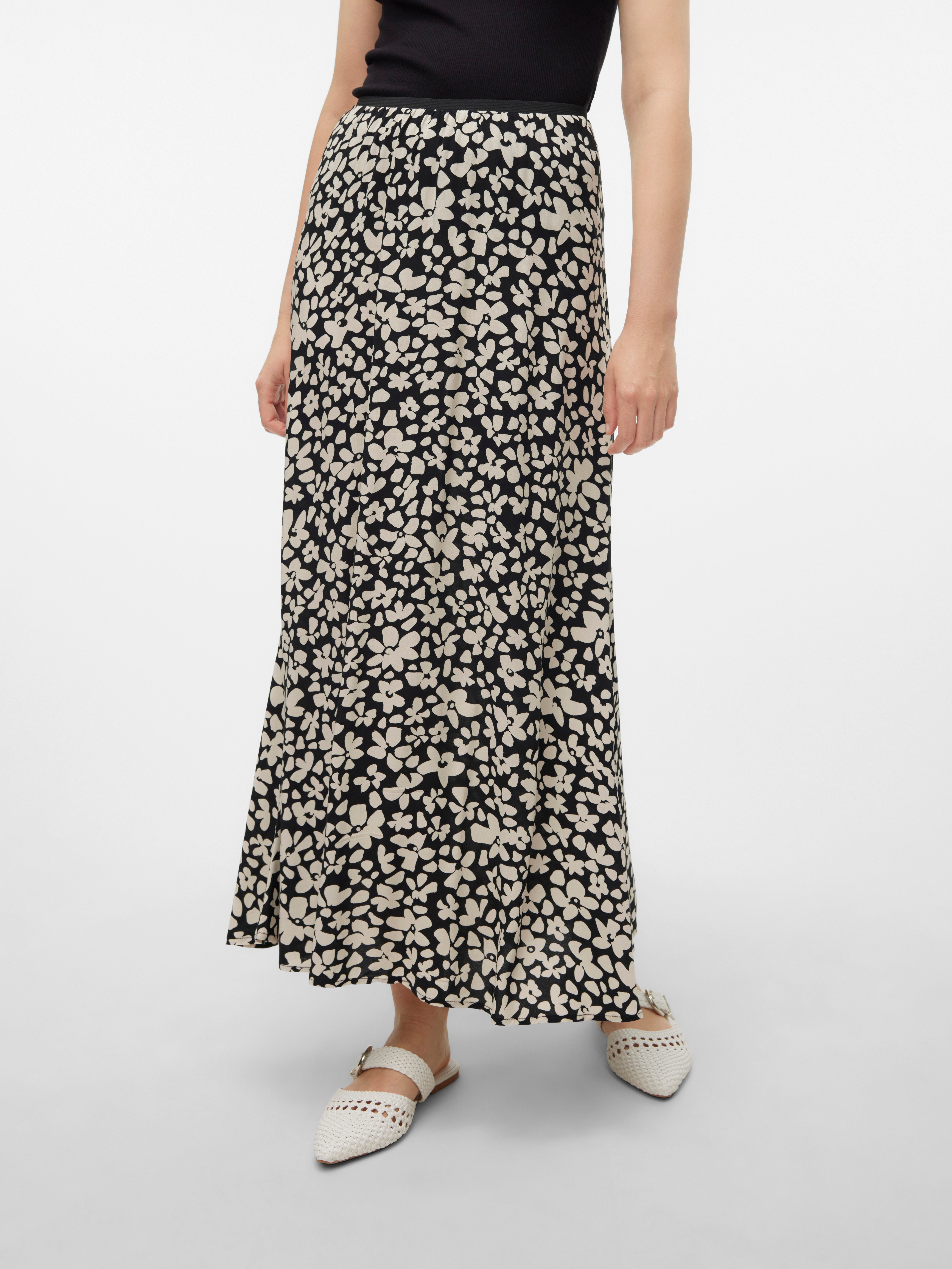 VMALBA Mittlere Taille Langer Rock