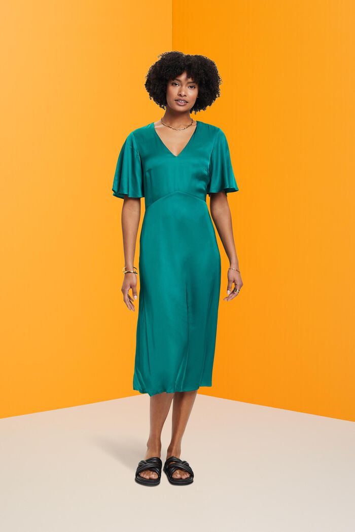 Midikleid aus Satin