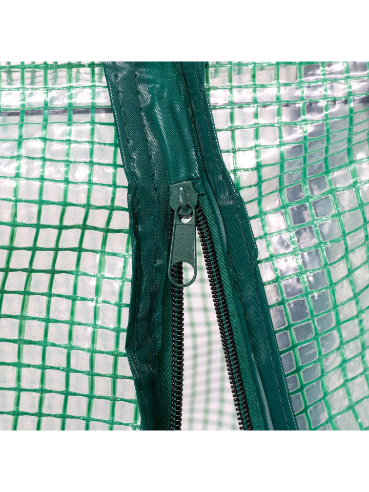 relaxdays Frühbeet in Grün - (B)128 x (H)50 x (T)60 cm günstig kaufen onesize