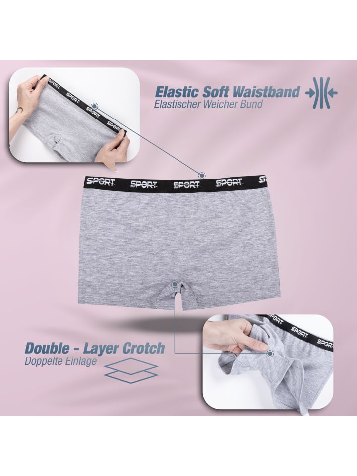 LOREZA 10er Set Pantys - Sport - Bunt günstig kaufen