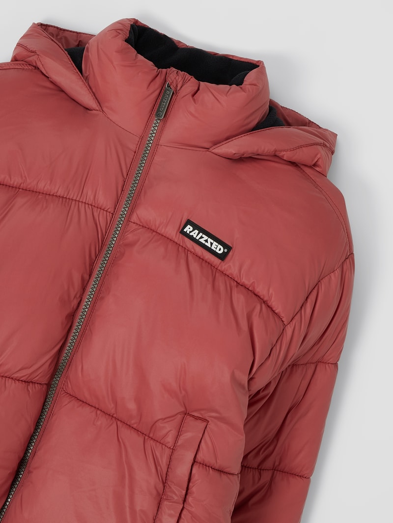 Steppjacke mit Kapuze Modell 'Lima' in altrosa