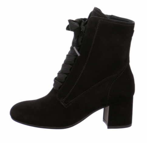 PAUL GREEN Schnür-Stiefeletten schwarz