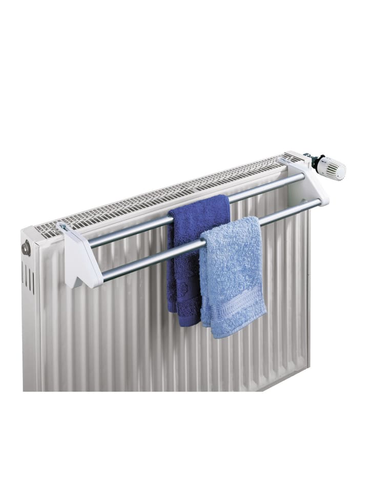 Wenko Heizkörper-Wäschetrockner Mod. Twin, ausziehbar, Heizkörper-Wäschetrockner Twin, ausziehbar in Silber günstig kaufen onesize