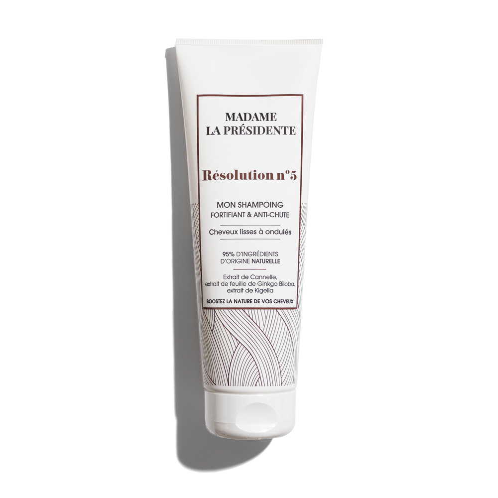 madame la présidente Résolution N°5 Mon shampoing anti-chuteCheveux lisses à ondulés Shampoing anti-chute