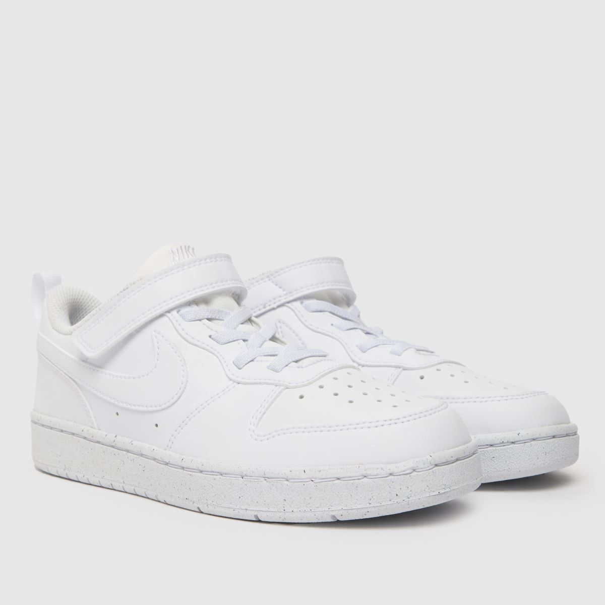 Nike vita Court Borough låga Recraft juniorsneakers