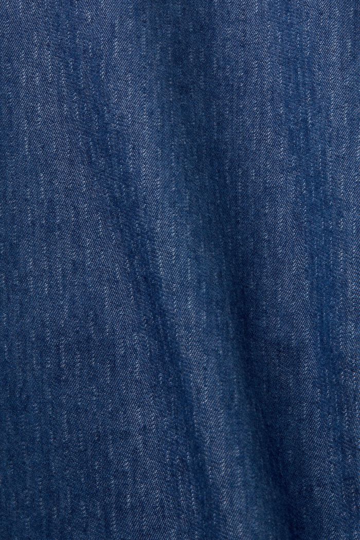 Leichte Jeansbluse, 100 % Baumwolle