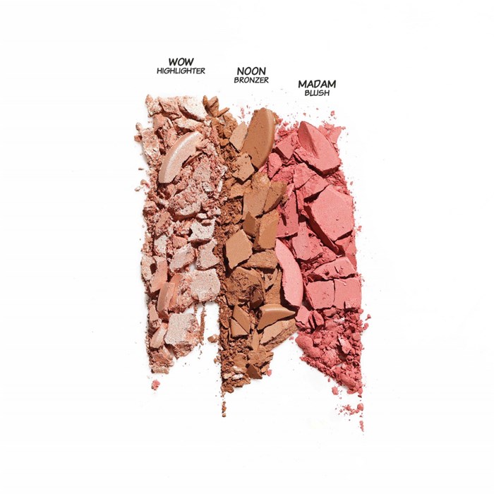 Double Crosser Highlighter, Bronzer & Blush Palette