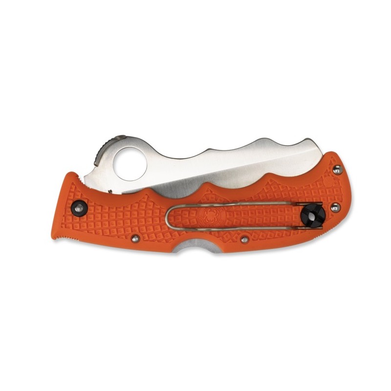 Spyderco Rescue Assist Orange Messer C79PSOR, Kombinationsmesser, Rettungsmesser.