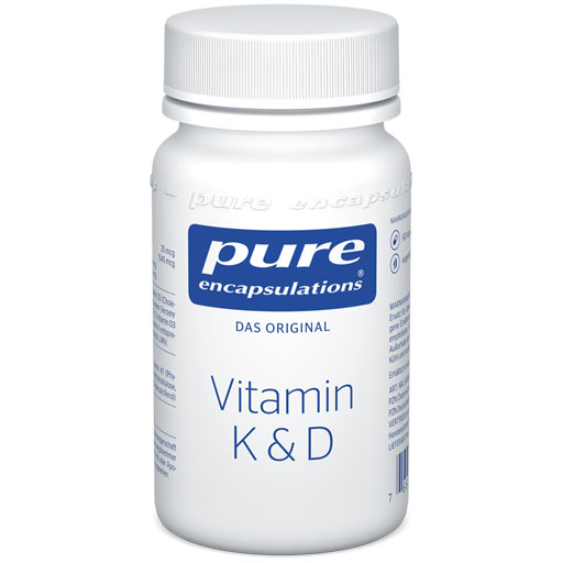 PURE ENCAPSULATIONS Vitamin K & D Kapseln  60 St  Kapseln