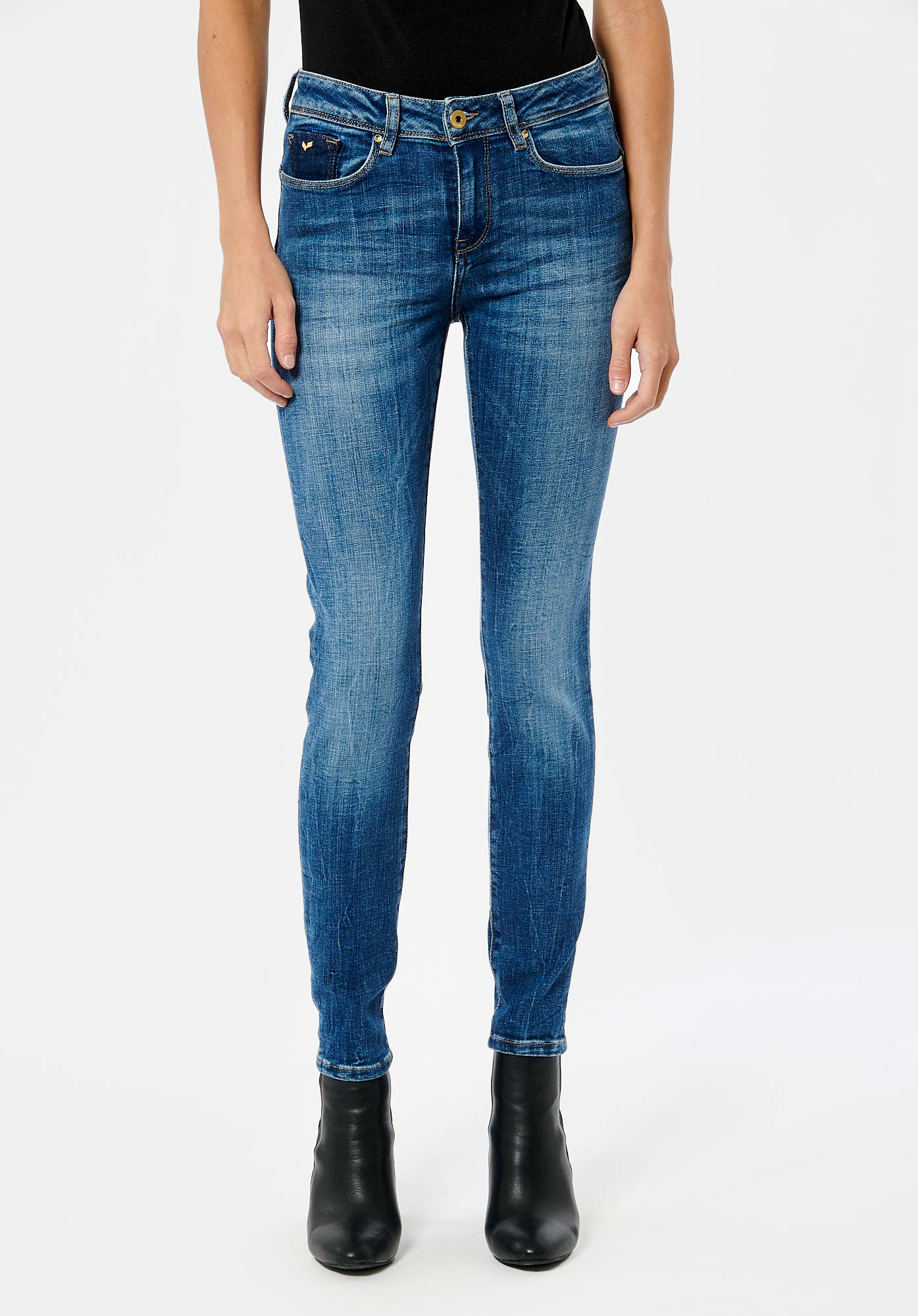 FLORE  Jean slim bleu femme