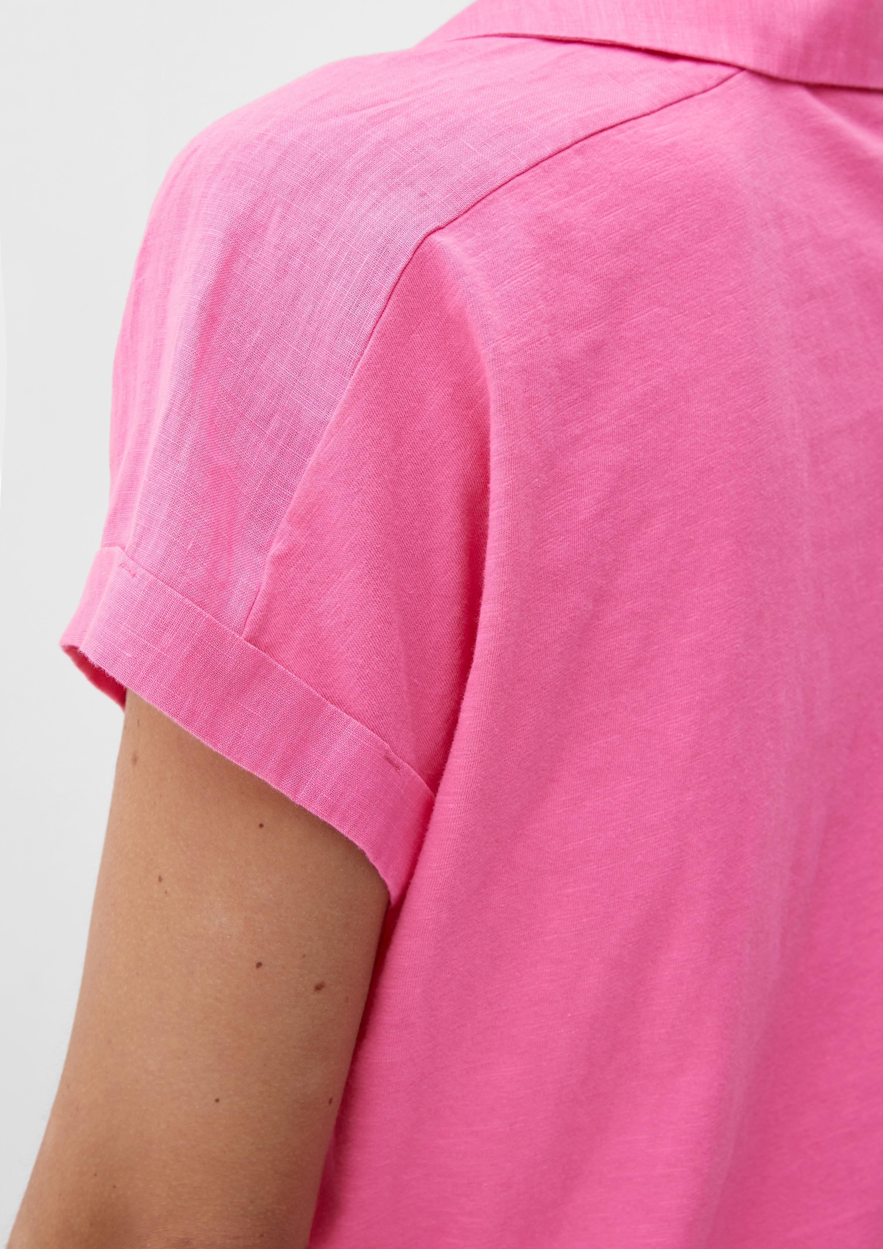 Blusenshirt mit Leinen-Front  2132144-4426