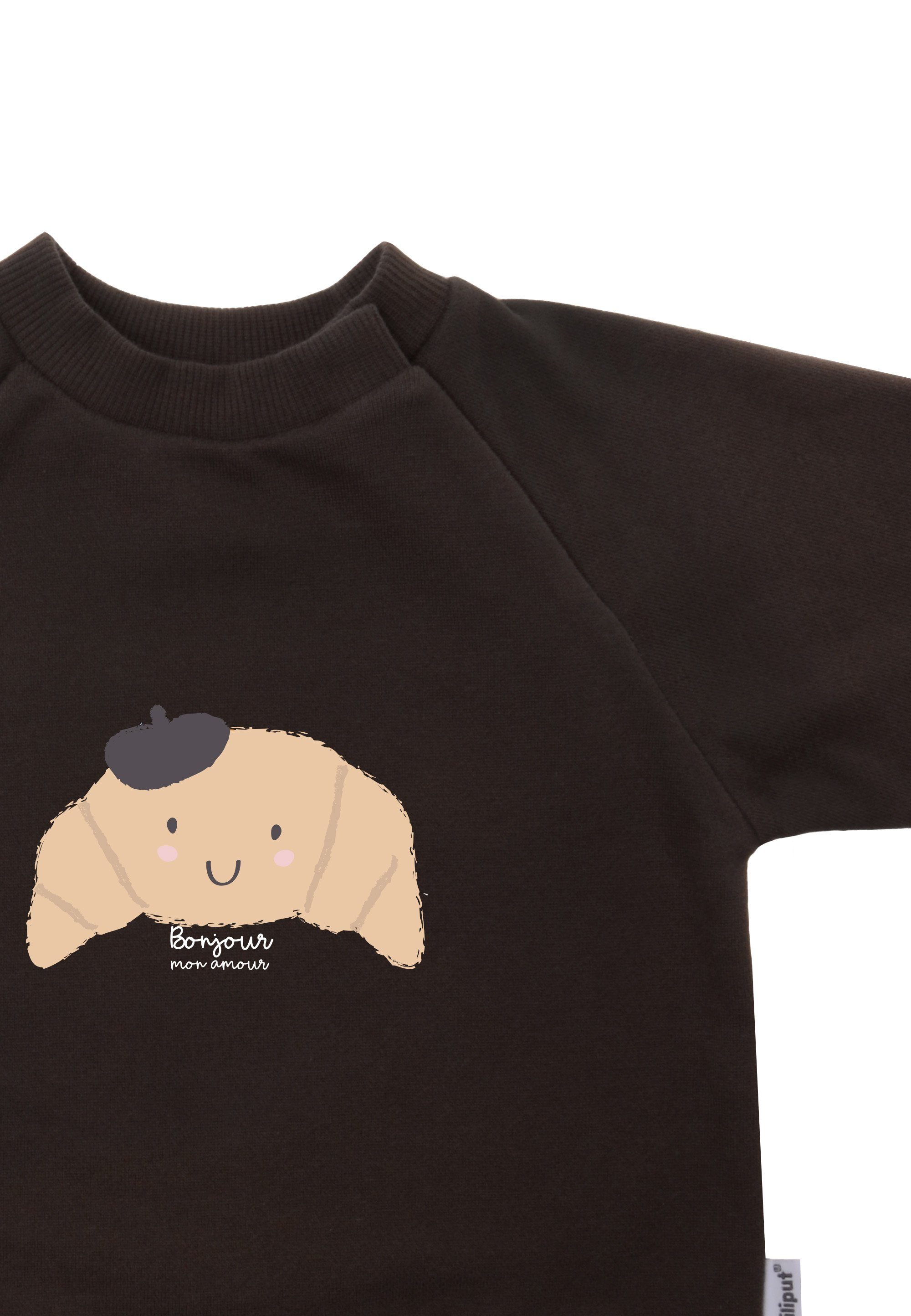 Liliput Sweatshirt Croissant mit Rundhalsausschnitt