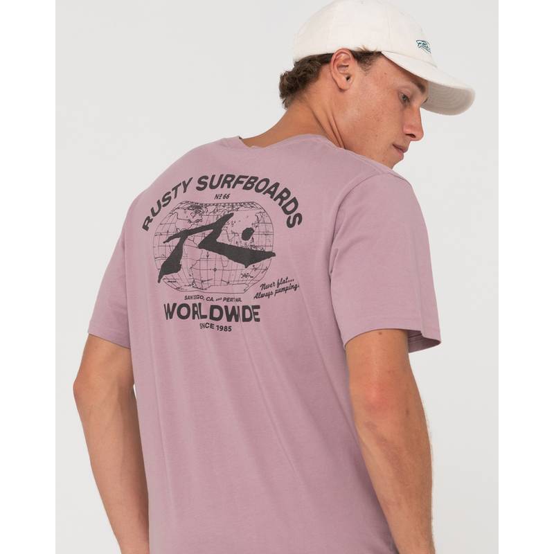RUSTY ALWAYS PUMPING SHORT SLEEVE TEE T-Shirt Herren