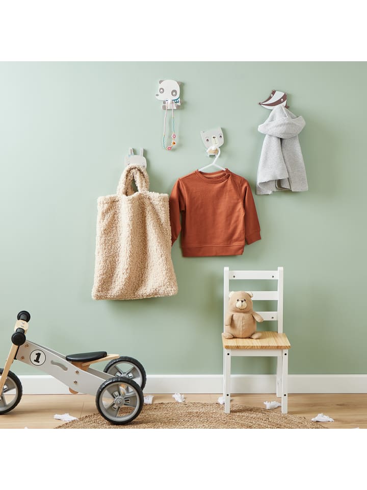 Bieco Spielwaren Kindergarderobe Panda in Weiß günstig kaufen onesize