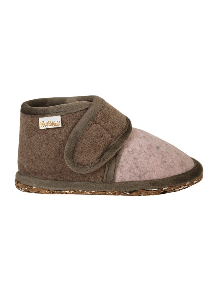 Adelheid Kinderpantoffeln rosa in Beige günstig kaufen
