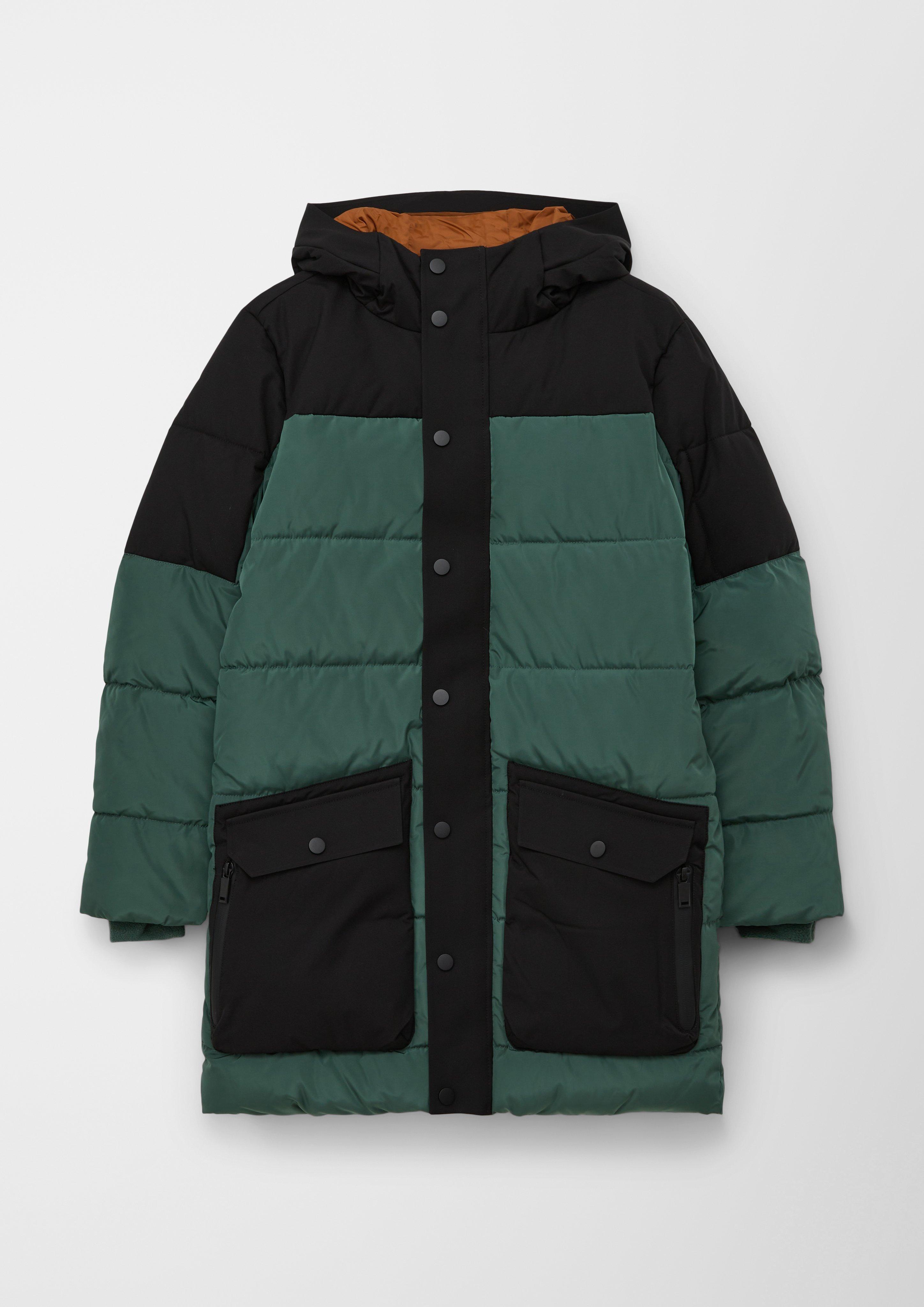 Wattierte Jacke in Bicolor-Design  2116513-6715