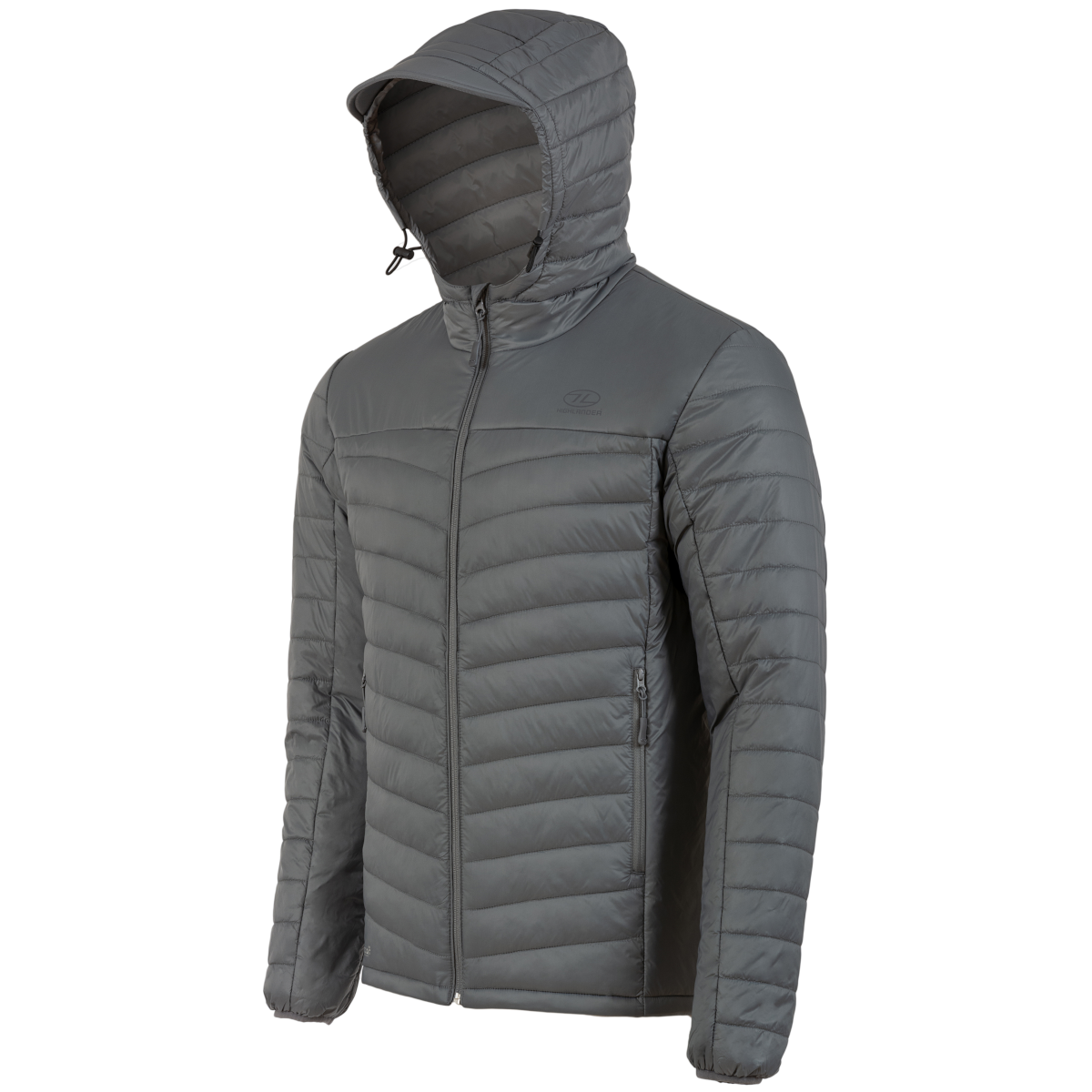 Highlander Lewis Isolierte Tecloft graue Herren Jacke