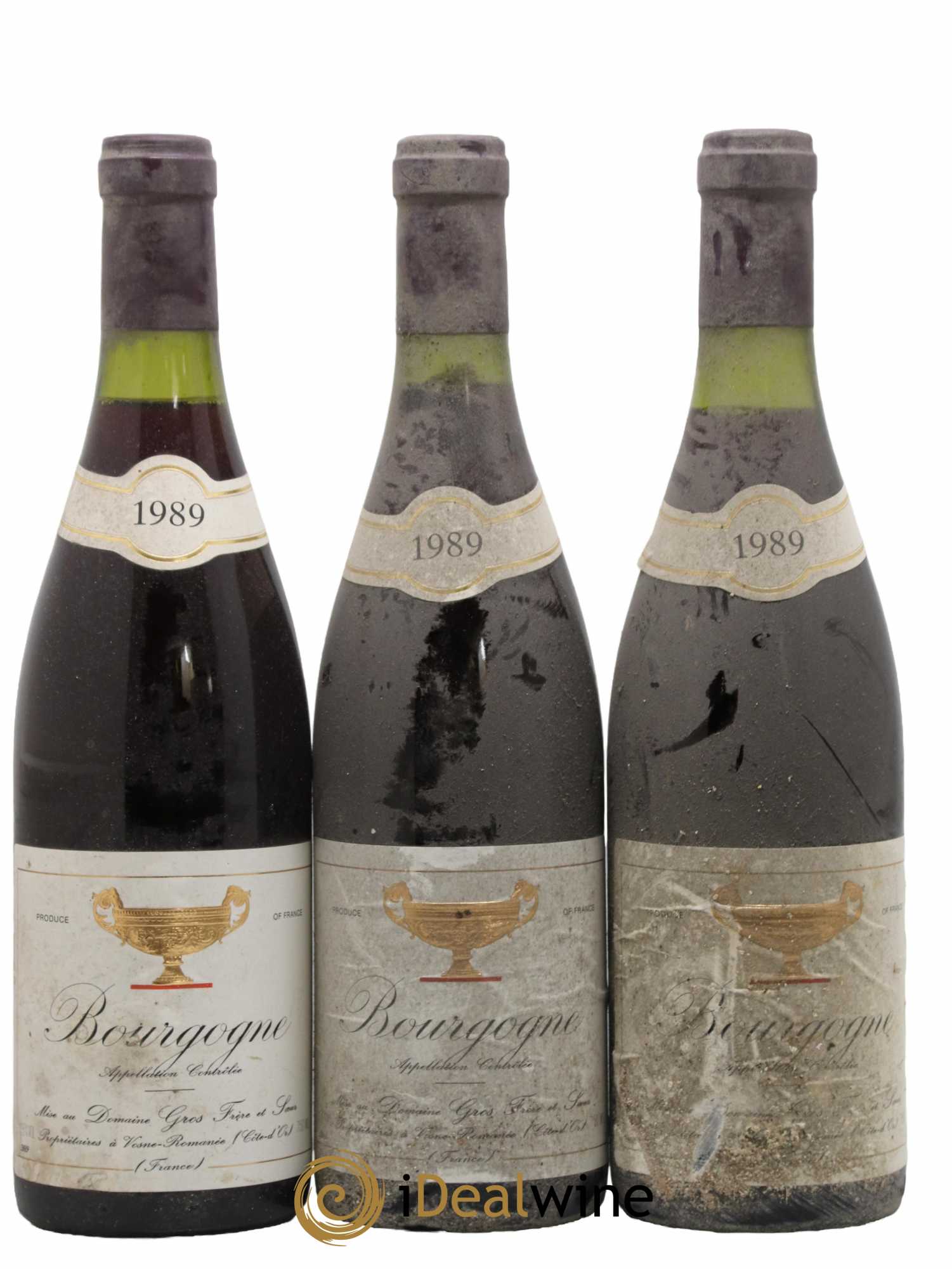 Bourgogne Gros Frère & Soeur  1989 - Lot de 6 Bouteilles