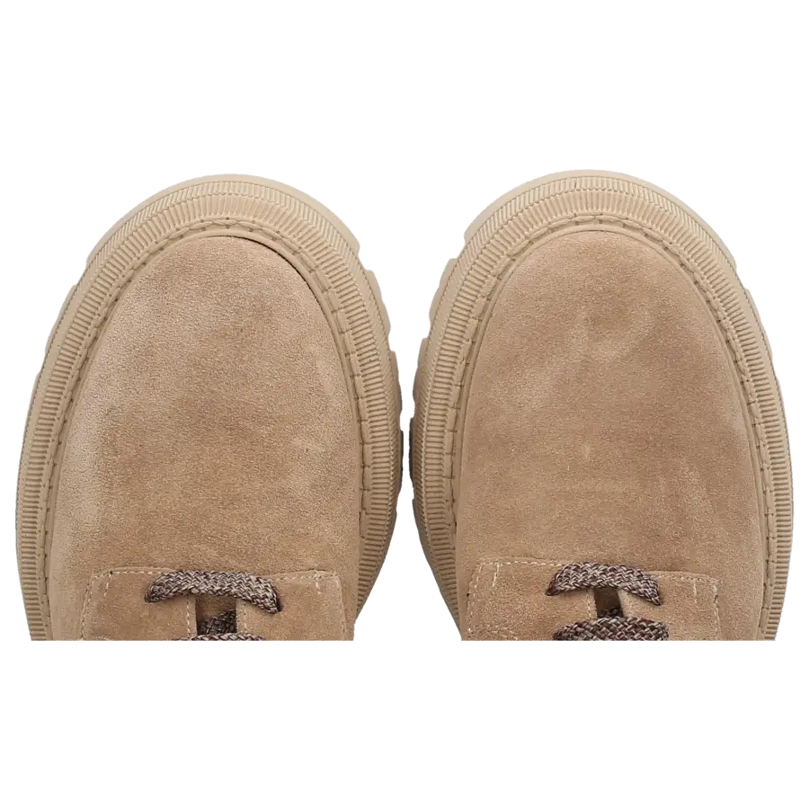 EN AVANT - Stiefeletten C024 Veloursleder - beige