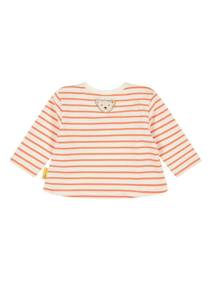Steiff Longsleeve in Orange/ Creme günstig kaufen