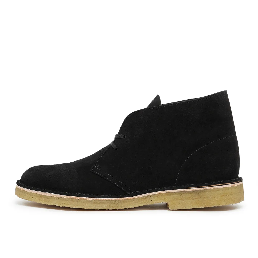 Clarks Desert Boot Suede DESERT BOOT SUEDE BLACK/GUM / schwarz