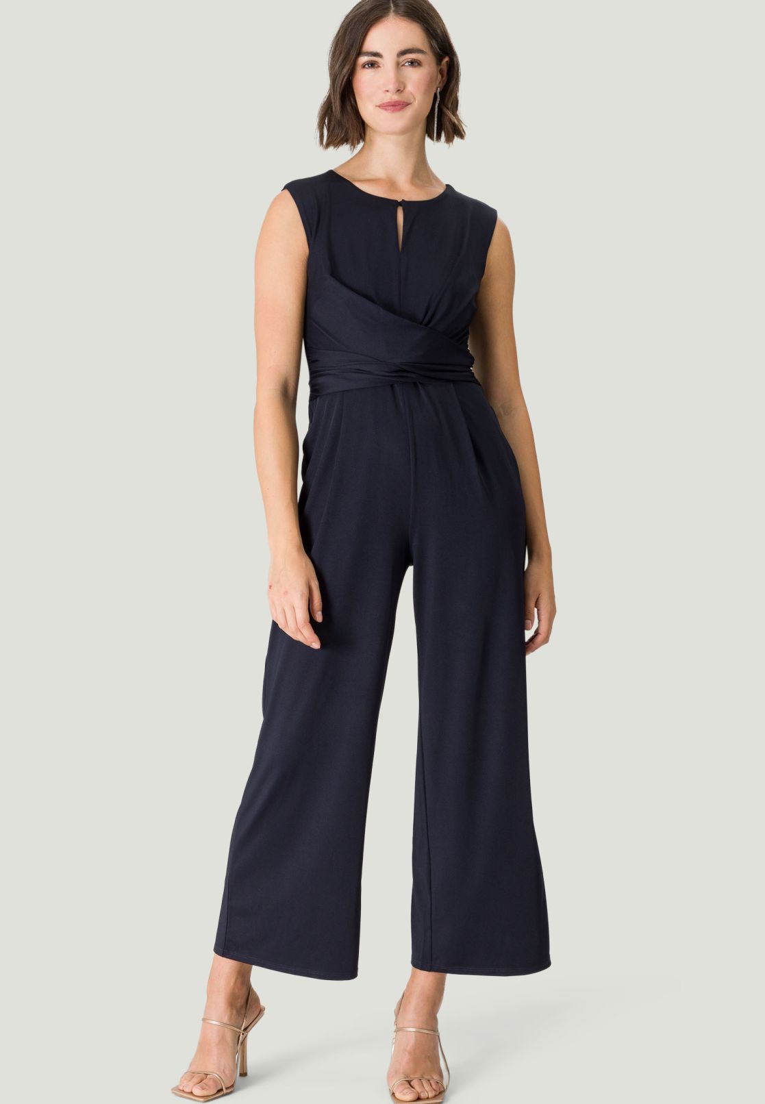Jumpsuit mit Raffung