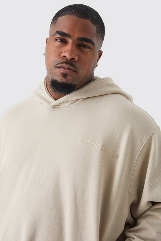 Plus kastiger Oversize Hoodie