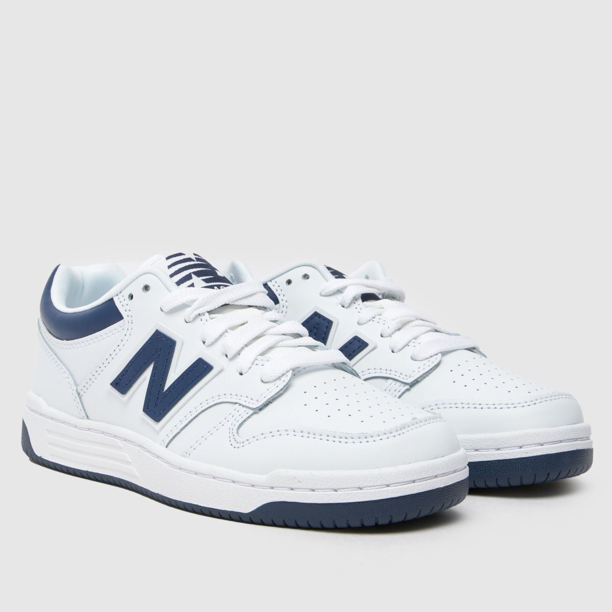 New Balance vita och marinblå 480 Pojkar Ungdomsskor