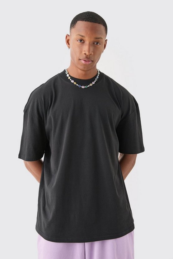 Oversize T-Shirt mit floralem Nouvelle-Print