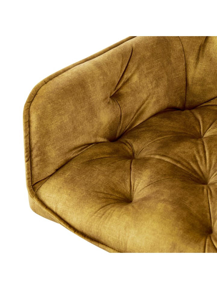 B&D Home 2er-Set: Drehstuhl DIETER in Gelb - (B)56 x (H)84 x (T)61 cm günstig kaufen onesize