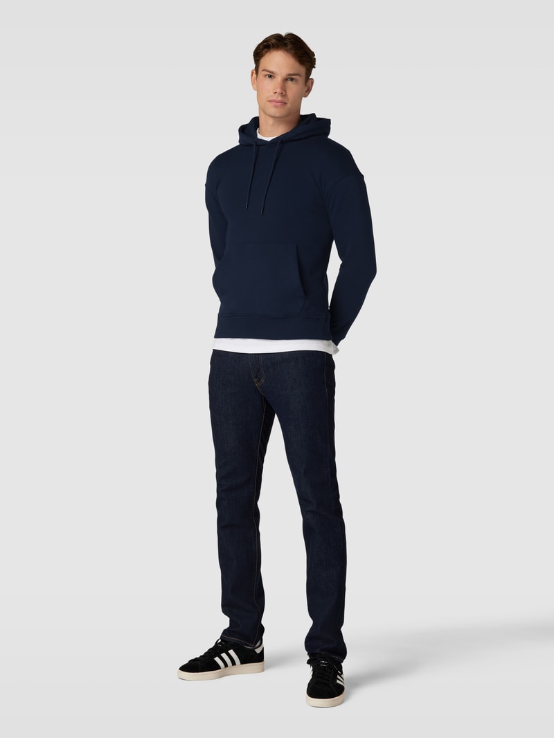 Hoodie mit Känguru-Tasche Modell 'ESTAR' in marineblau