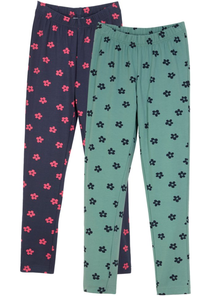 Mädchen Leggings (2er Pack)