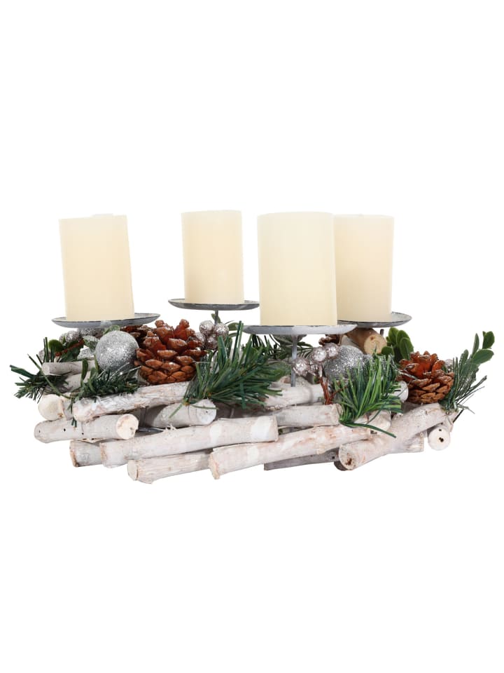 MCW Adventskranz M12 rund, Mit Kerzen günstig kaufen onesize