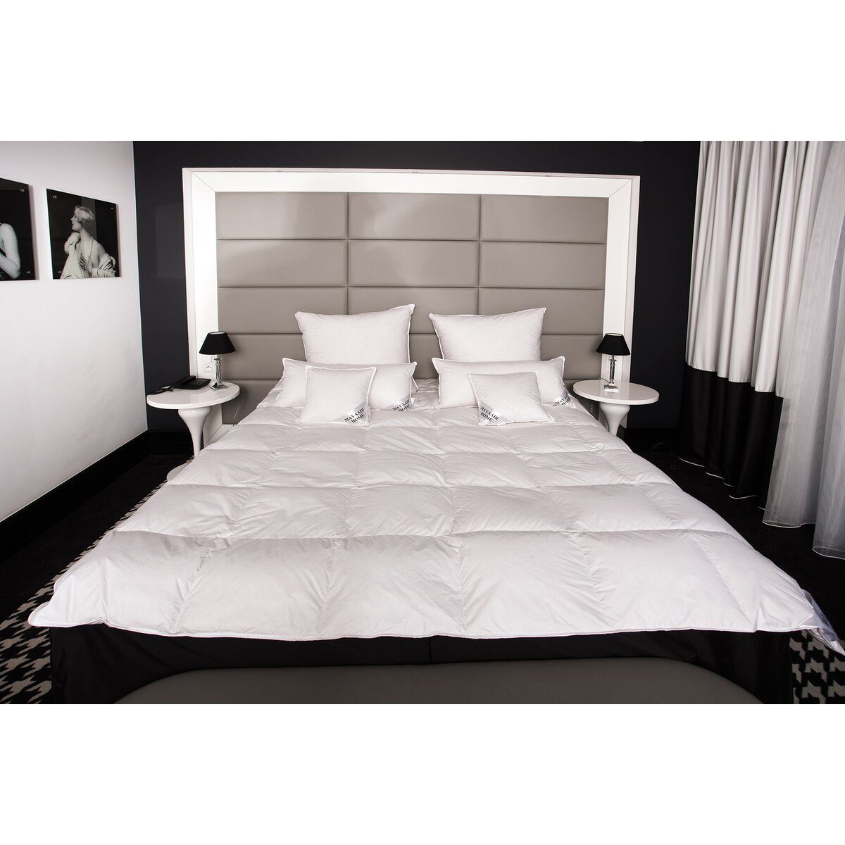 Baumwollbettdecke, HS96 Daunendecke Decken 240x260 cm 70% DAUNEN - 30% FEDERN - 2000 G, Mayaadi Home, Füllung: 70% Daunen, 30% Federn, Bezug: Baumwolle