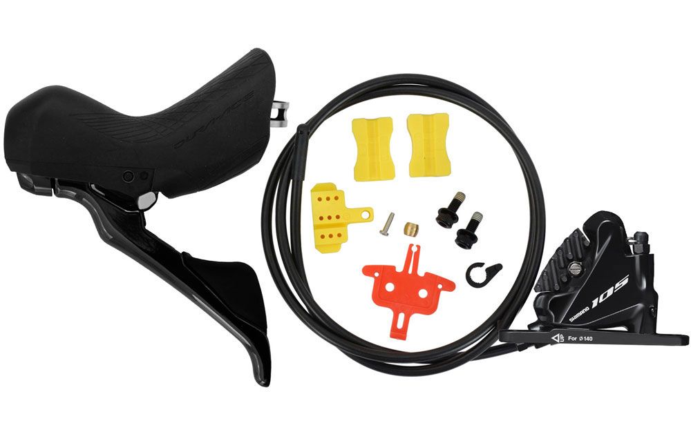 Shimano 105 ST-R7020+BR-R7070 2-fach Scheibenbremse vorne kaufen | Bike-Discount