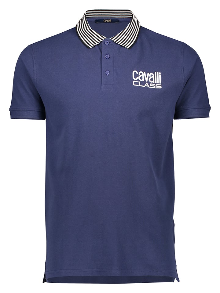 cavalli CLASS Poloshirt in Blau günstig kaufen